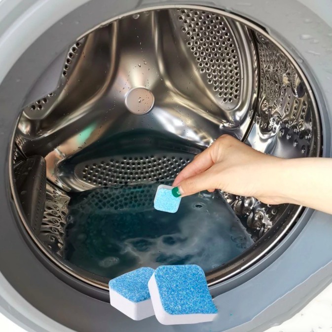 DuaWarna Tablet Pembersih Tabung Mesin Cuci Deep Cleaning Bola Tangki Mesin Cuci Washing Image 6