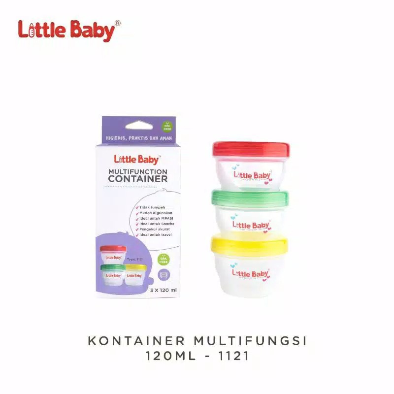 Little Baby (3x120ml) Multifunction Container