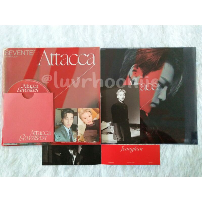 UNSEALED ALBUM SEVENTEEN ATTACA OP 3 PHOTOCARD WONWOO WOOZI JEONGHAN SEUNGKWAN DINO FULLSET