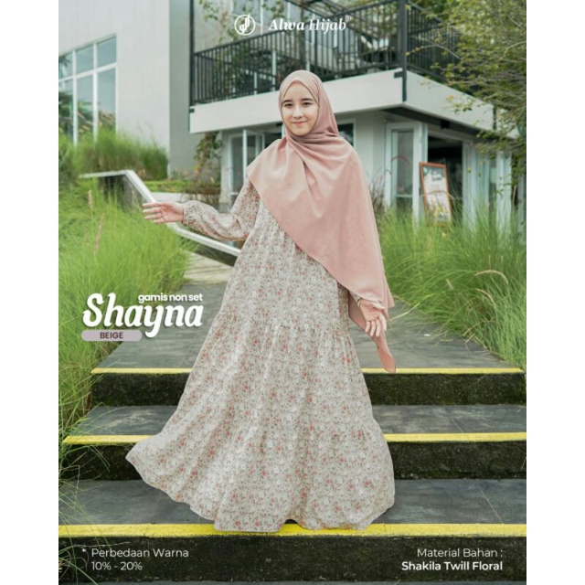 READY STOCK Shayna Gamis Ori Alwa Hijab