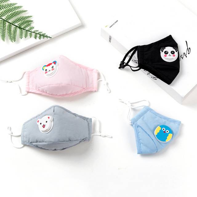 Masker Anak PM 2.5 Murah Masker Tebal Filter Insert Masker Kain Anak Masker Tebal Import