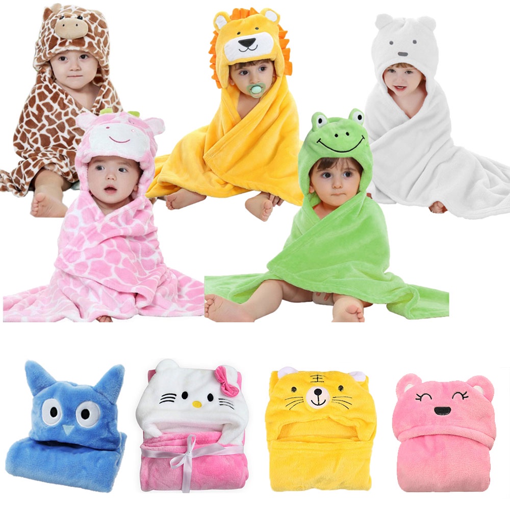 Character Baby Blanket / Selimut Topi Karakter / Selimut Bayi / Kado Bayi / Kado Lahiran