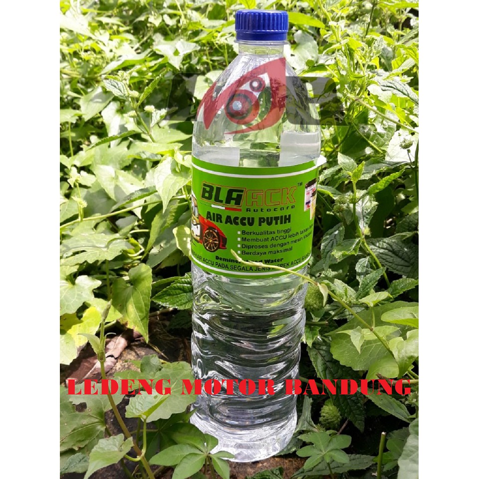 Air Accu Biasa Putih Merah Botol Besar 1500 ml Cairan Aki Motor Mobil