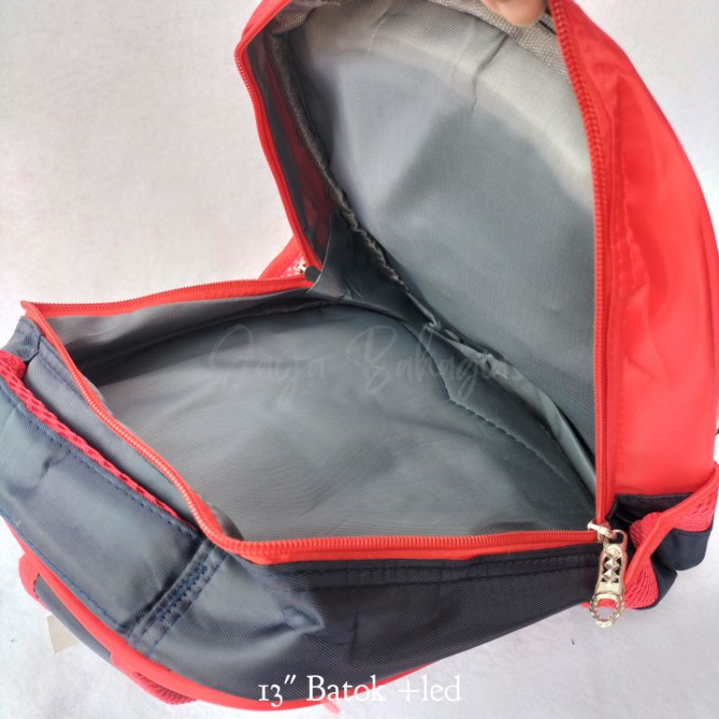 Ransel Batok 14 Inch Karakter Cars Avenger Spiderman Tas Sekolah Anak Laki TK