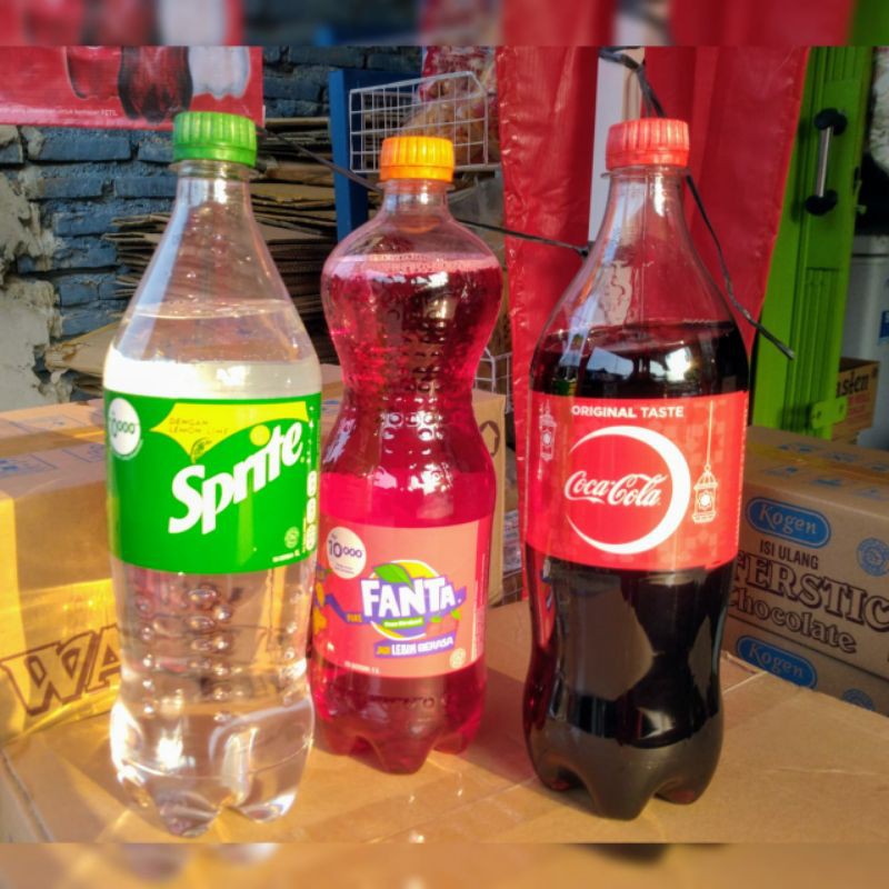 

Coca-Cola/Fanta/Sprite isi 1Liter isi 12botol