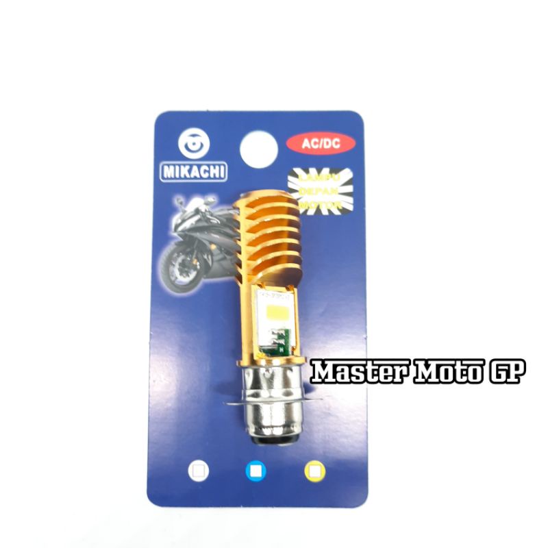 bholam LED 2 SISI AC / DC lampu depan LED bebek matic H6 Supra jupiter mio beat scoopy fino xeon kharisma blade revo vega