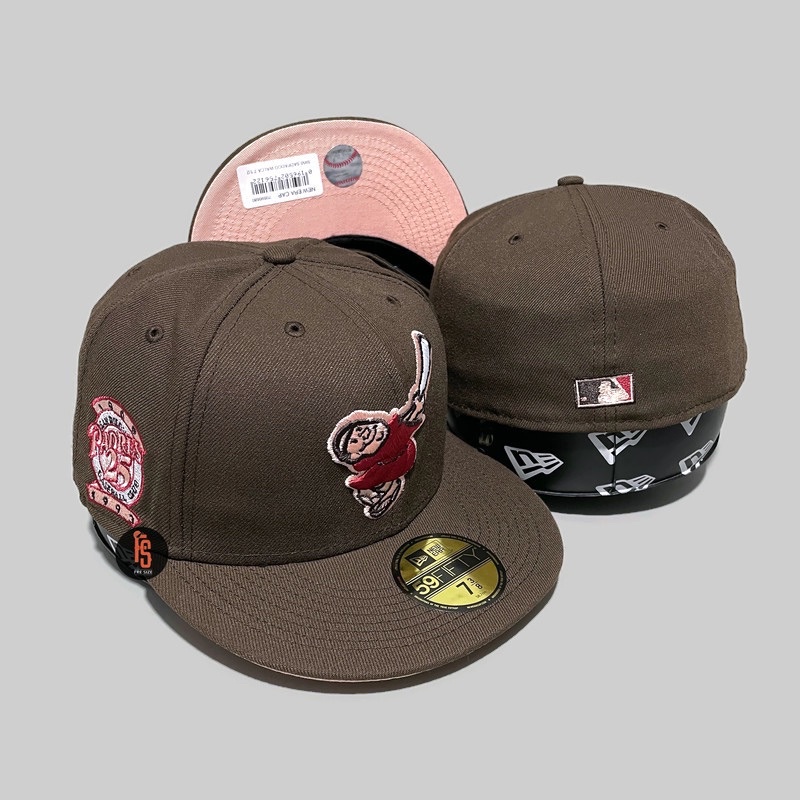 TOPI NEW ERA ORIGINAL 5950 25 YEARS SAN DIEGO PADRES WALNUT UV PEACH