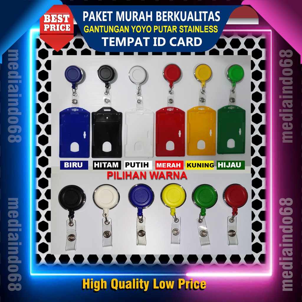 

GANTUNGA YOYO ID PUTAR STAINLESS- PAKET MURAH BERKUALITAS