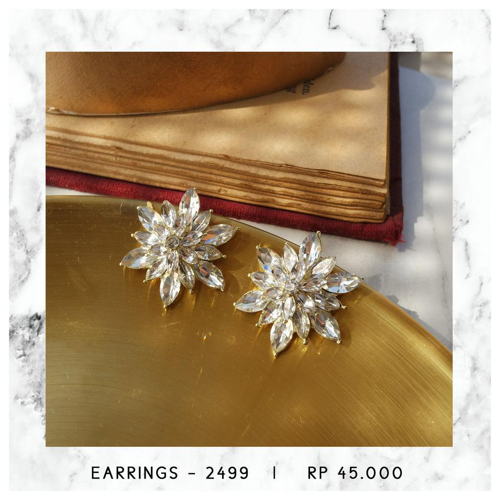 ANTING BUNGA KRISTAL - 2499