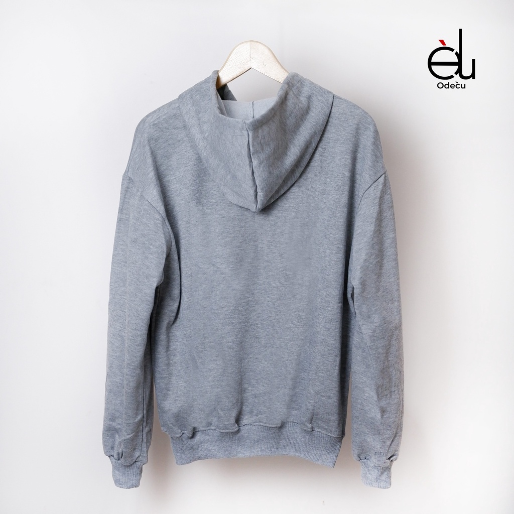 ODECU HOODIE ABU MISTY SWEATER OVERSIZE WANITA PRIA