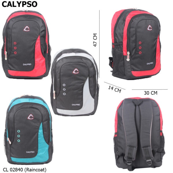 [KLIKTAS] Tas ransel laptop pria remaja Calypso K 02840 backpack punggung bahu kerja kuliah sekolah original premium