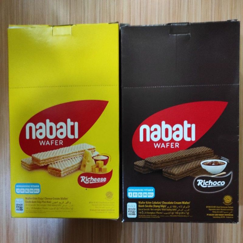 

nabati wafer keju coklat 7gr