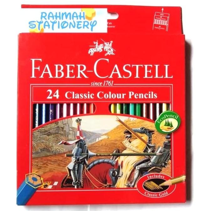 

Faber-Castell Classic Colours Pencil 24W / pensil warna 24 classic