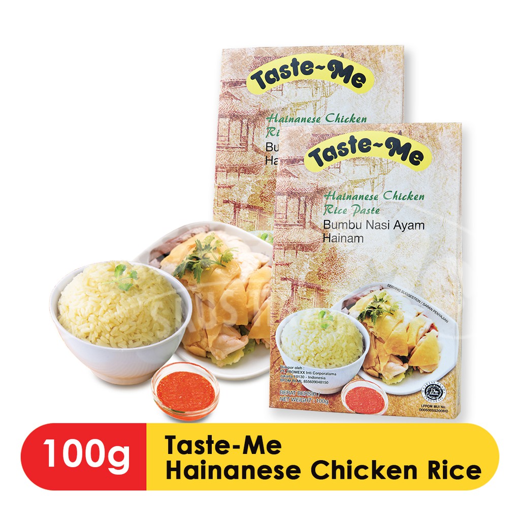 

TASTE-ME STH Hainanese Chicken Rice Paste Bumbu Masak Instan [100 g]