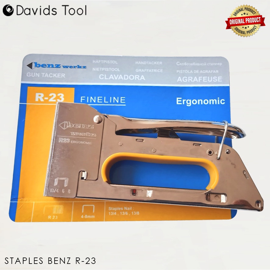 Stapler Staples Gun Tacker Steples Streples Tembak Setaples Benz R-23