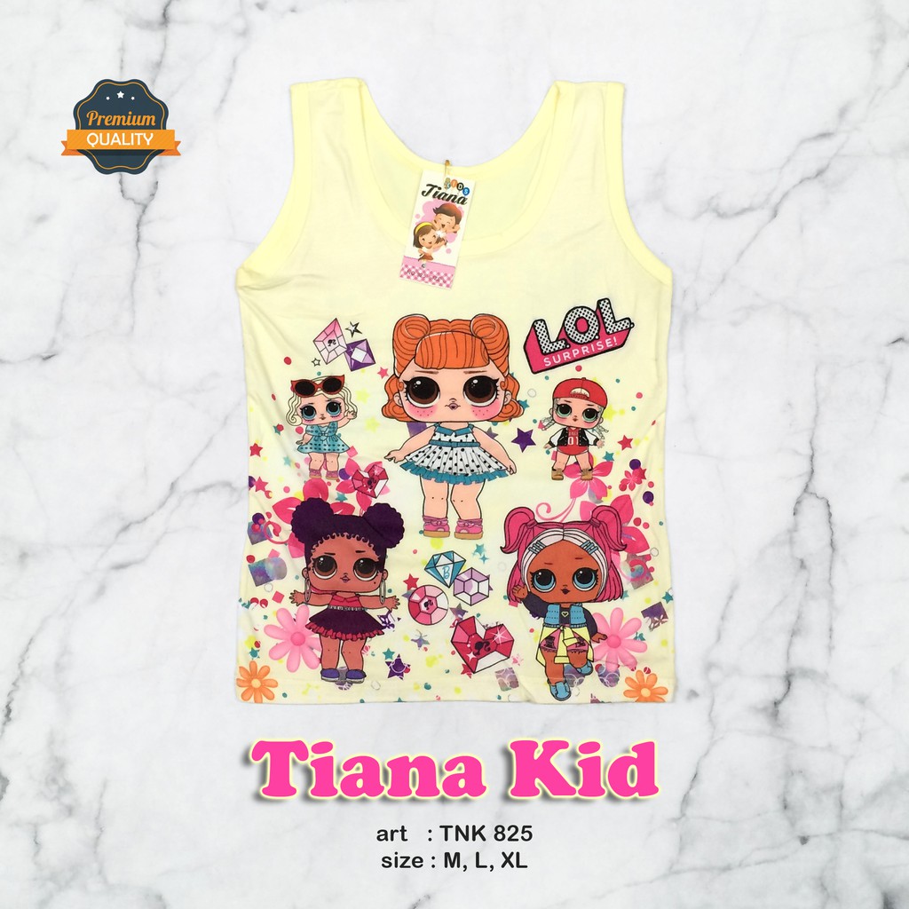 TIANA KIDS | Tanktop Anak  / Atasan Anak  / Singlet Anak  / art TNK 825