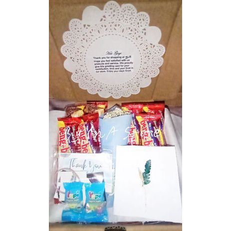 

HAMPERS BENG BENG + BUKET BUNGA KERING EDELWEISS MINI/HAMPERS MANTULL/GIFT BOX