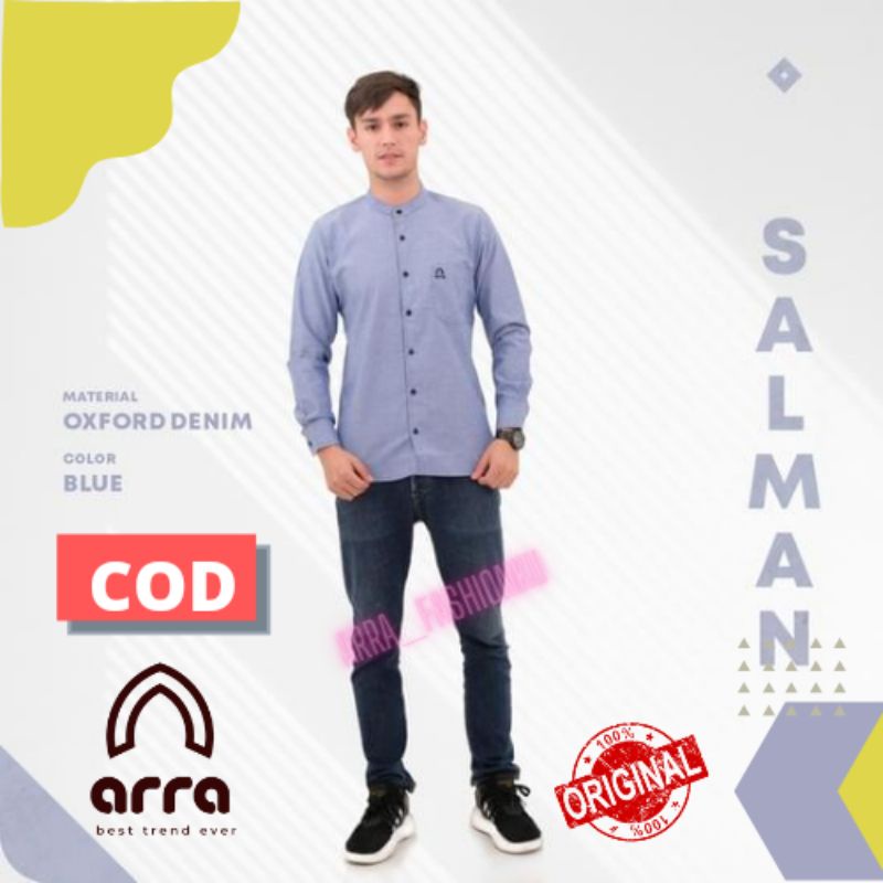 Baju Koko Dewasa Lengan Panjang Terbaru 2023 by Arra Series Salman Terbaru Kemeja Kokoh Kurta Pakist