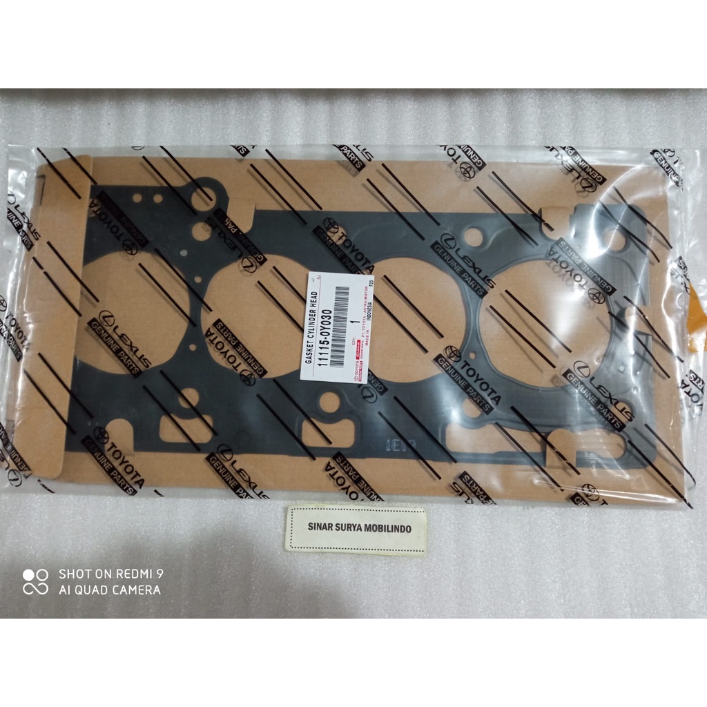 GASKET CYLINDER HEAD PAKEN DEKSEL SIENTA ORIGINAL 11115-0Y030