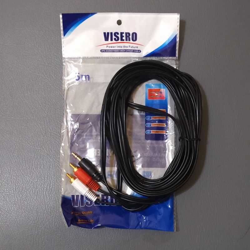 Kabel stereo - RCA 5 meter