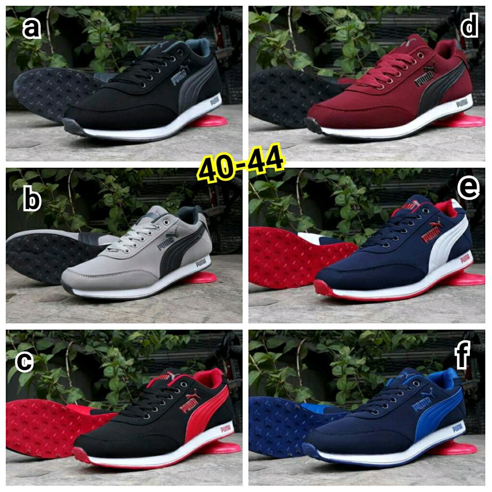 (LAGI PROMO) SEPATU OLAHRAGA PRIA PUMA RUNNER JOGING