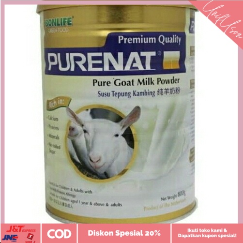 

⭐COD⭐ Purenat Pure Goat Milk Powder 800gr