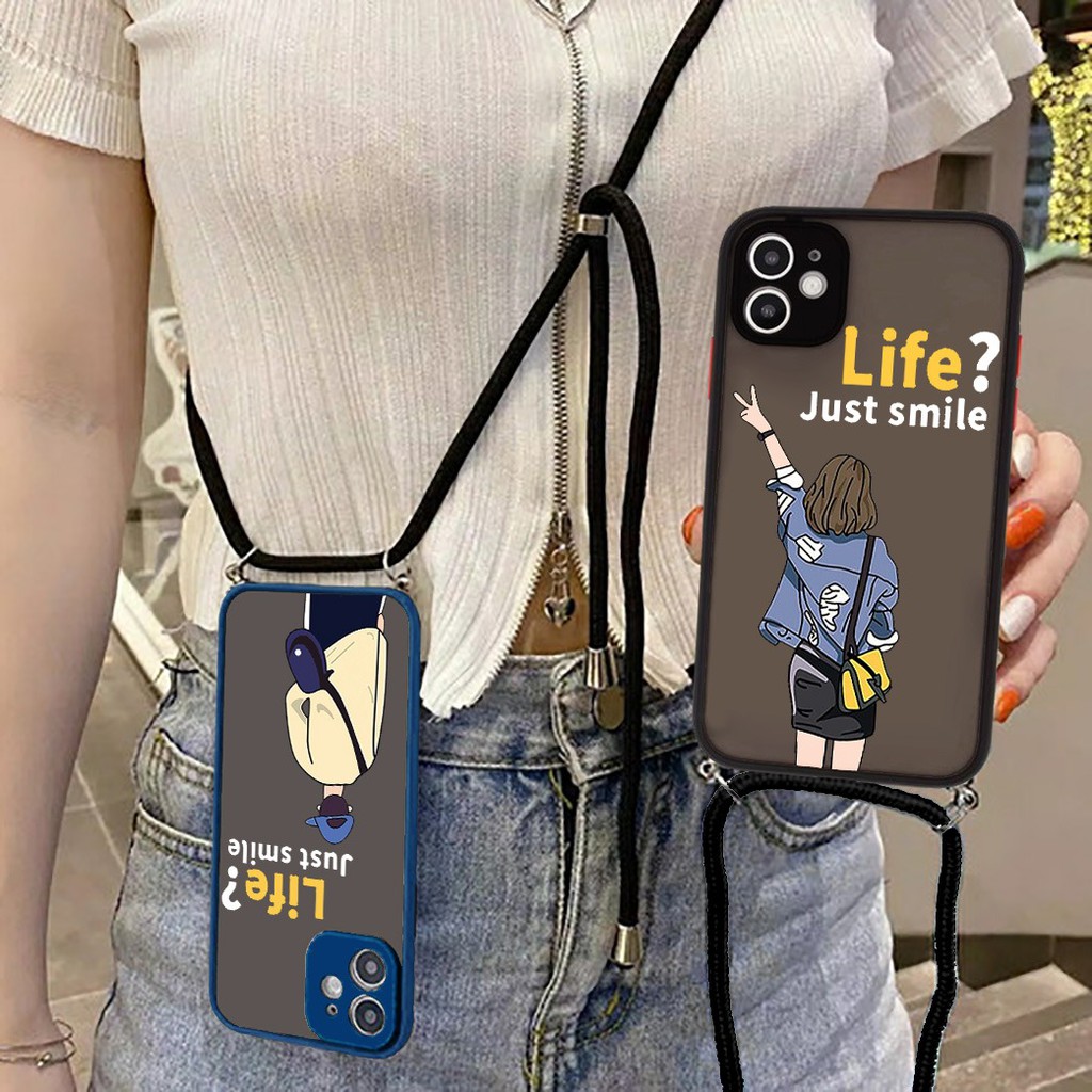MY CHOICE CASE SOFTCASE TALI LANYARD  HP ASUS ZENFONE MAX PRO M1 ASUS ZENFONE MAX PRO M2 ASUS ZENFON