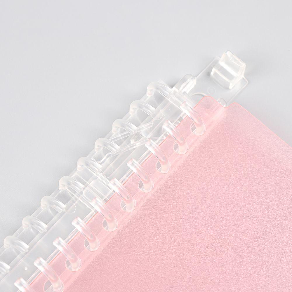 Nanas A5/B5 Loose-leaf Cover Baru Aksesori File Folder Plastik20/26Lubang Ring Binder Bening