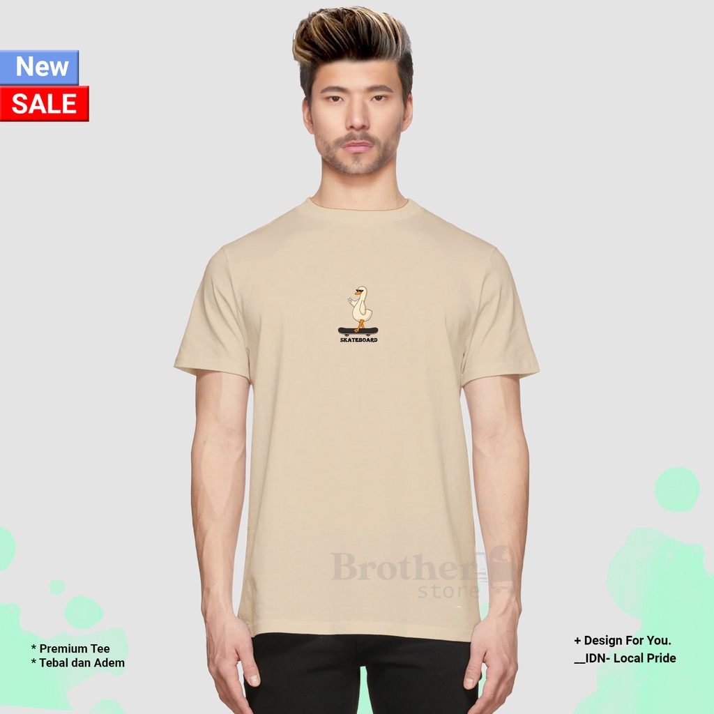 BROTHER STORE - Kaos Distro Pria - KAOS COWOK CEWEK - Kaos Kata Kata - On Skateboard Premium