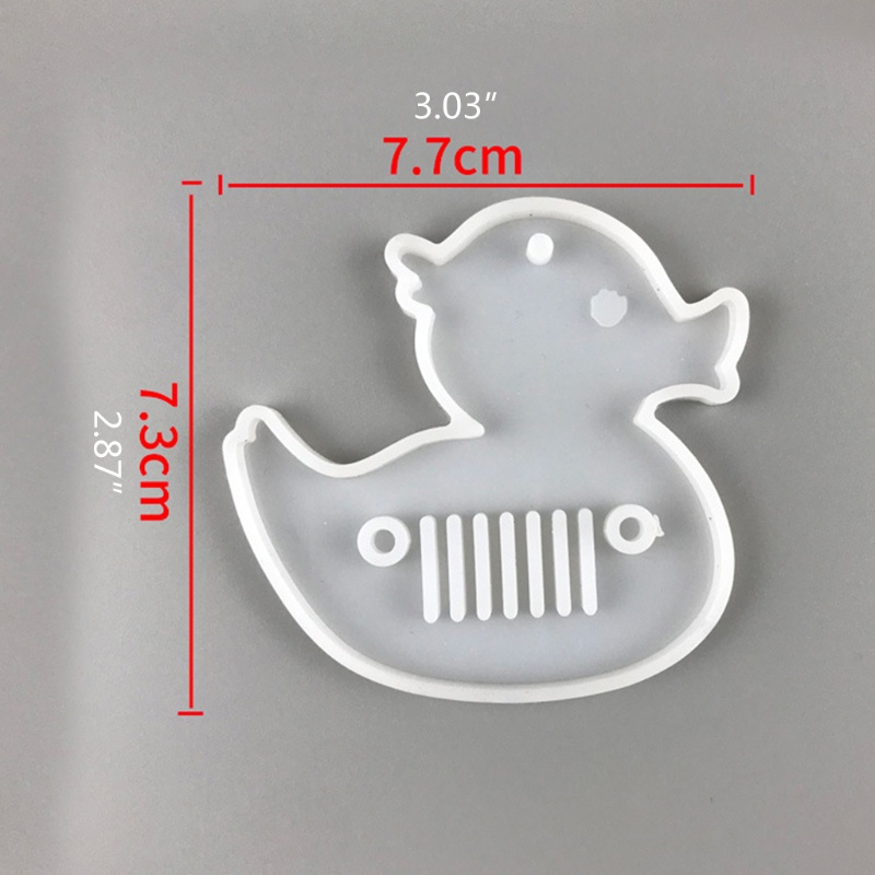 SIY  Diy Duck Keychains DIY Epoxy Craft Necklace Keychain Jewelry Mold Gift Craft