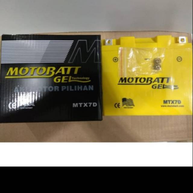 Aki Motor Honda Tiger Motobat MTX7D