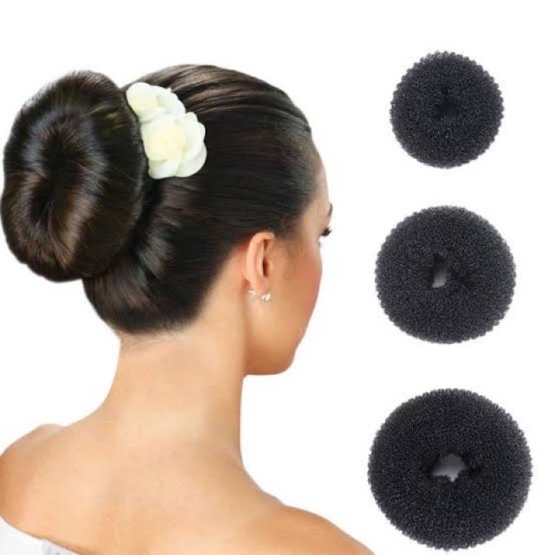 Sanggul Donat | Hair Bun Donat | Cepol Rambut Donut