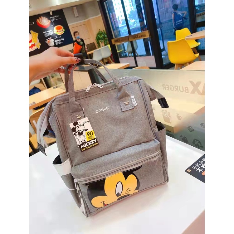 ZC 6521 RISCE TAS RANSEL MICKEY MOUSE ANELLO IMPORT WANITA CEWEK PEREMPUAN JAKARTA BATAM CR 7259