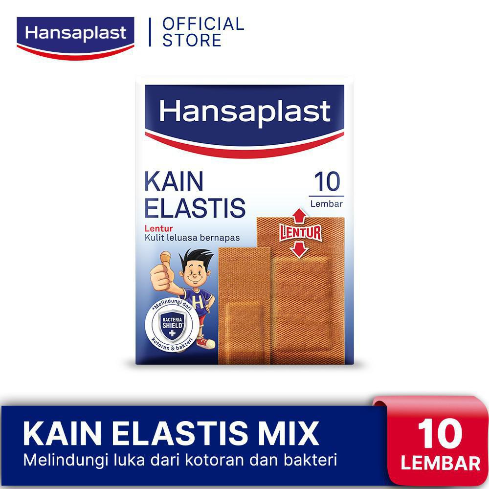 Hansaplast Kain Elastis Mix isi 10 KEMASAN ECER