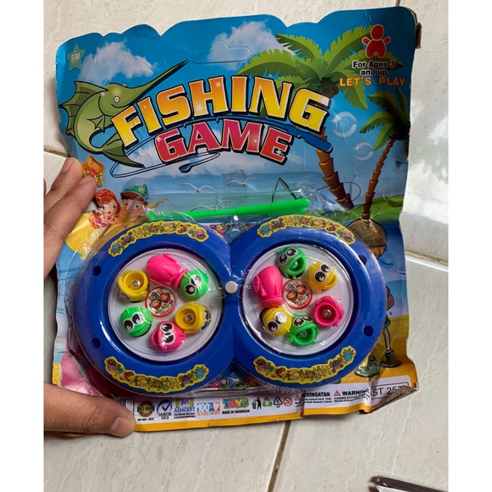 Mainan Anak Pancingan 2 Kolam (Fishing Game)