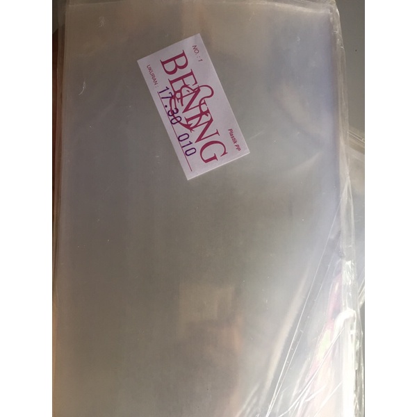 Plastik PP 17 x 30 tebal 010