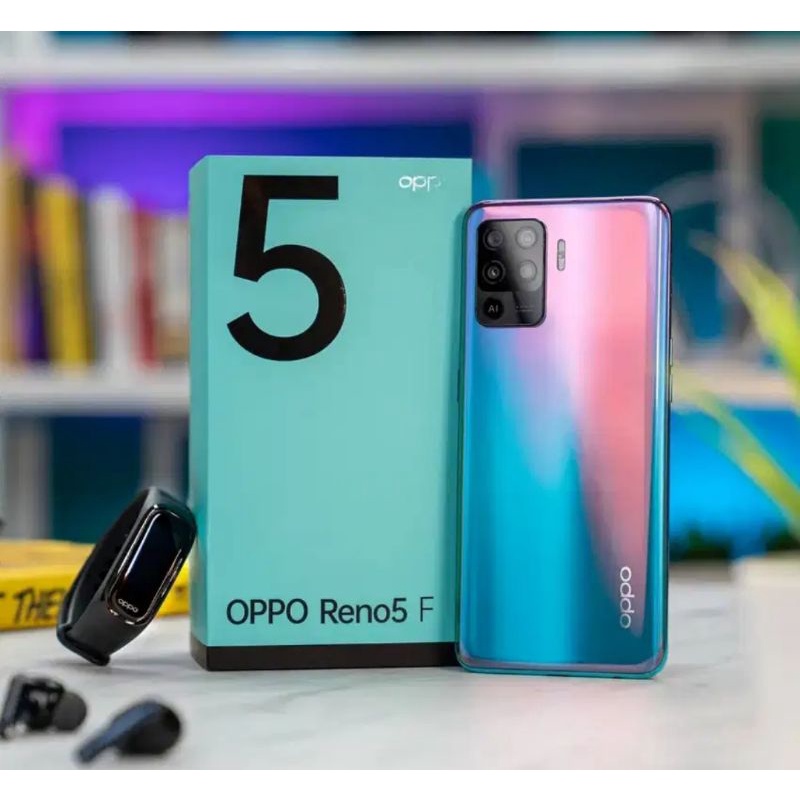 HP BARU OPPO RENO5 | RENO5F | RENO4F 8GB/128GB NEW 100% ORI GARANSI RESMI SELURUH INDONESIA-8
