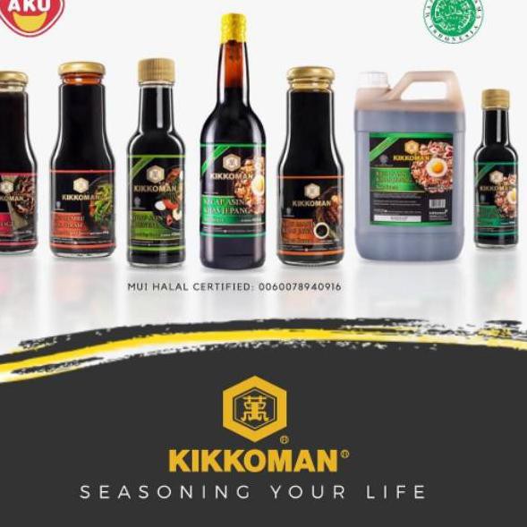 

REALPICT Kikkoman Saus Teriyaki Lada Hitam halal 300 gr | Blackpepper Teriyaki Sauce