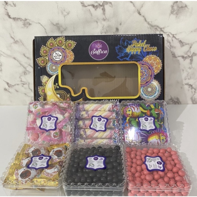 

Paket Coklat Permen Hampers Lebaran Merek Saffron