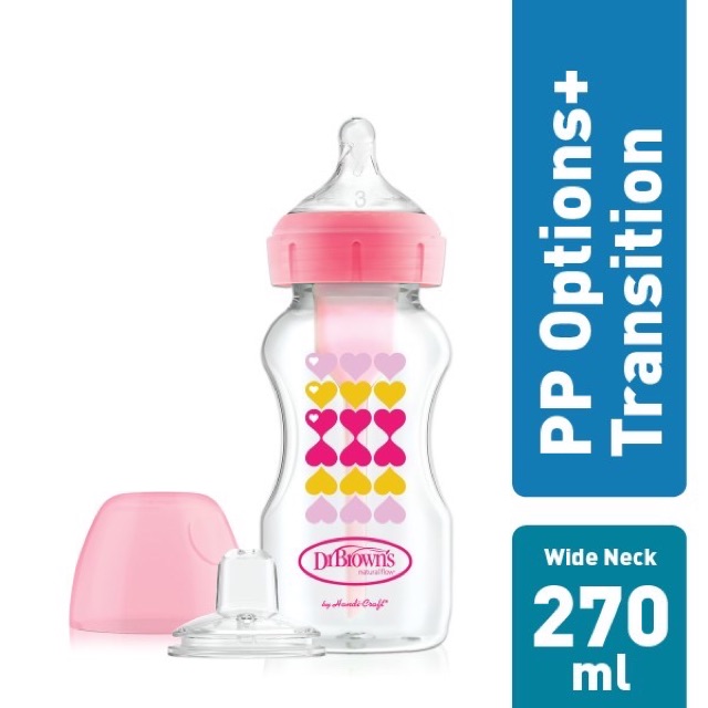 Dr Brown’s PP Options+ Transition Bottle W/Sippy Spout - botol susu