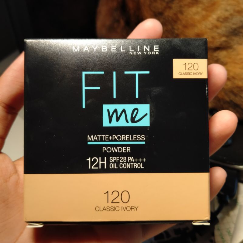 Preloved Bedak Maybelline Fit Me Shade 120 Classic Ivory
