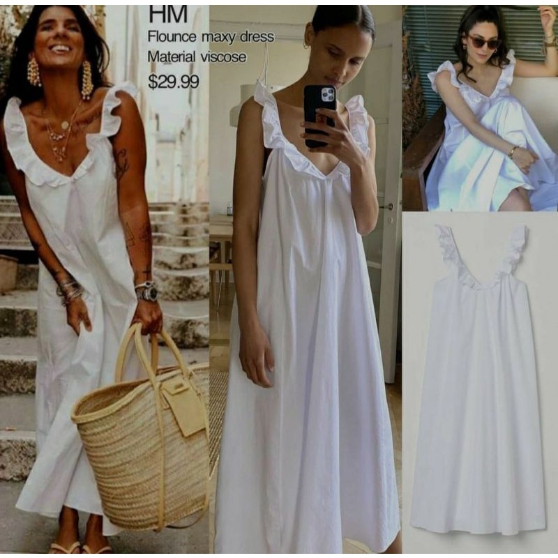 H*M SLEEVELESS LONG DRESS