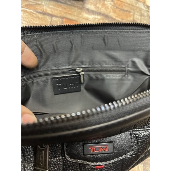 Clutch Tumi premium - Cluch pria wanita - Handbag pria wanita - Tas tangan pria