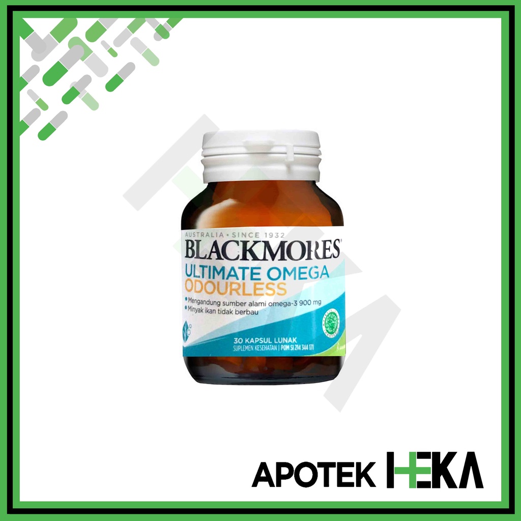 Blackmores Ultimate Omega Odourless 30 Kapsul Lunak (SEMARANG)