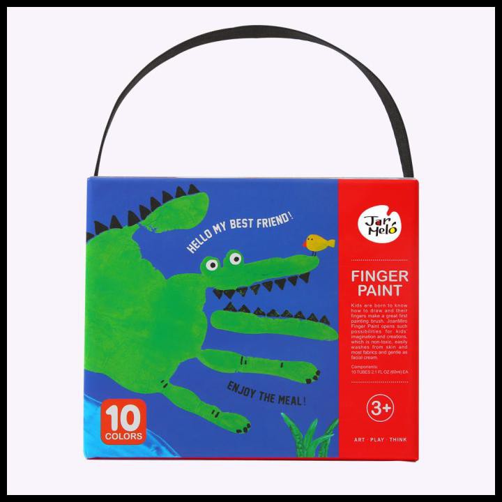 

Promo Joan Miro Finger Paint Set 10 Colors Kado Anak Cat Air Washable Paint