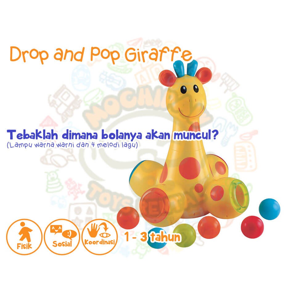 [ELC] Drop and Pop Giraffe