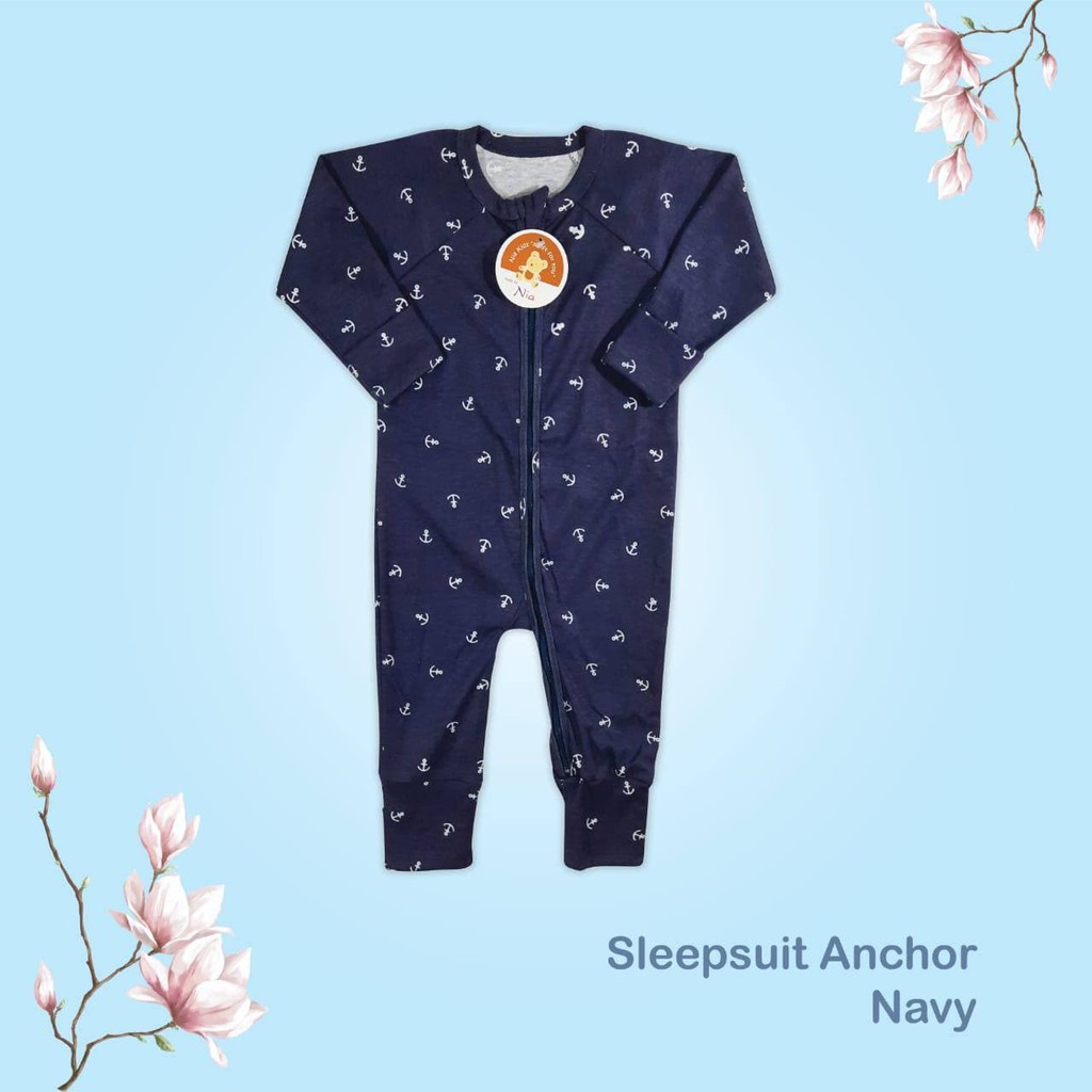 NEW!!! SLEPSUIT NIA PREMIUM ANCHOR SERIES - SLEEPSUIT BAYI - JUMPER PANJANG