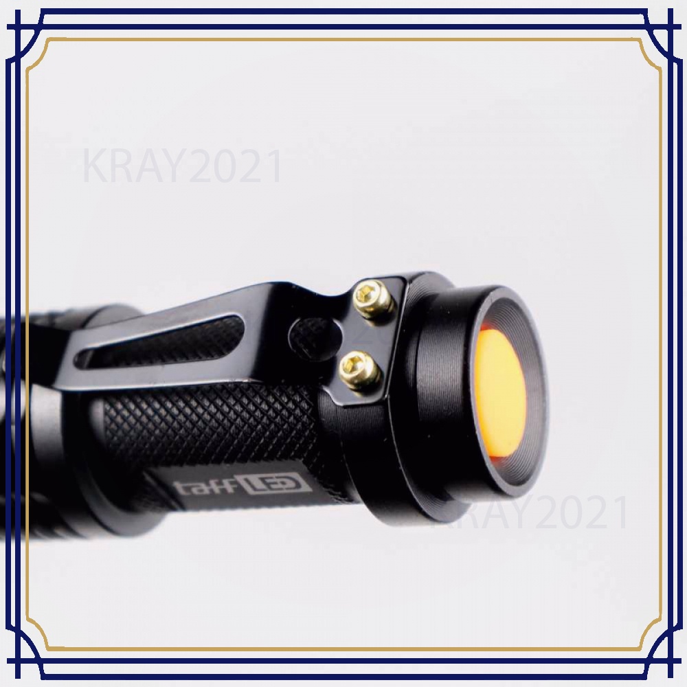 TaffLED Senter LED 395nm UV + Baterai + Charger + Box Pocketman P1