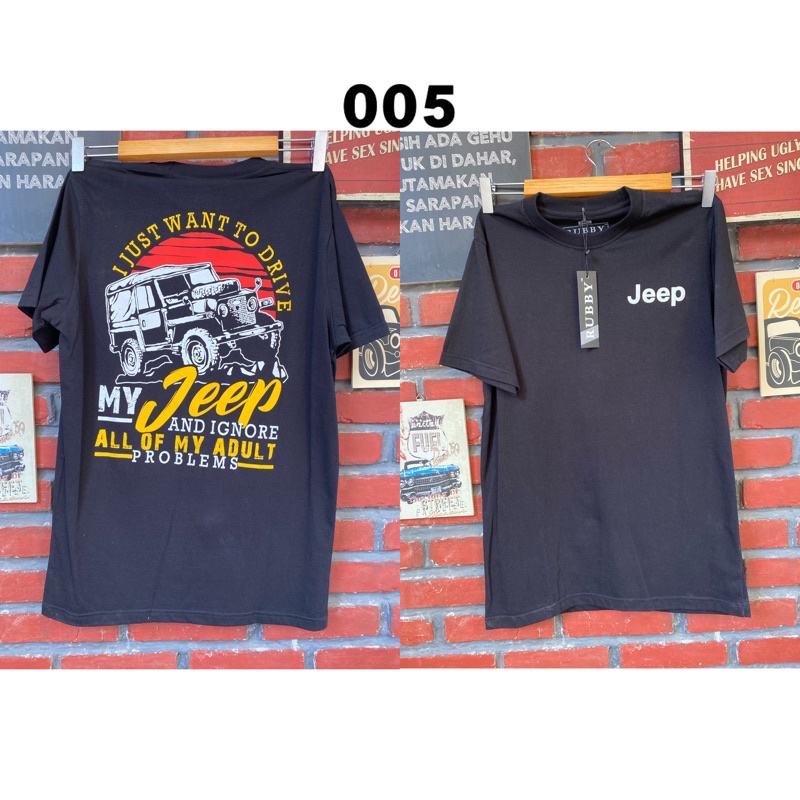 BAJU KAOS JEEP OTOMOTIF