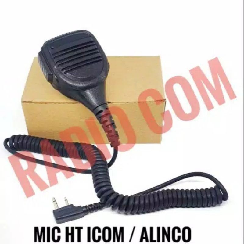 EXTRA MIC HT ICOM ALINCO MURAH / PTT MIC EXTRAMIC RADIO HT ICOM V8 V80